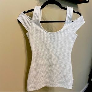 Guess white top